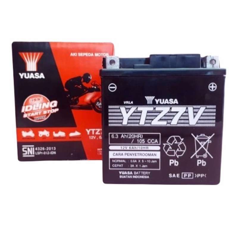 Jual Aki Motor N Max / Lexi / Aerox Yuasa Ytz7 original di Seller