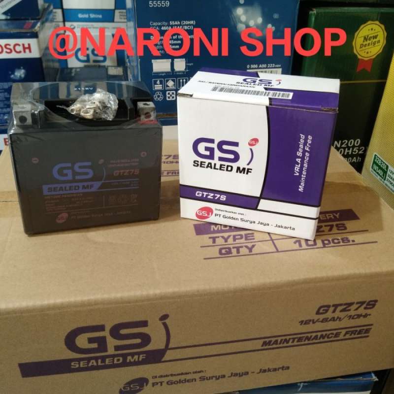 Jual Aki Motor Yamaha Nmax Aerox 155 GTZ7S GTZ6S YTZ7S GS MF Aki kering