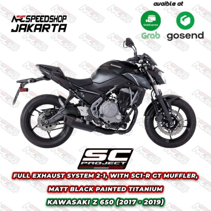kawasaki z650 full exhaust system