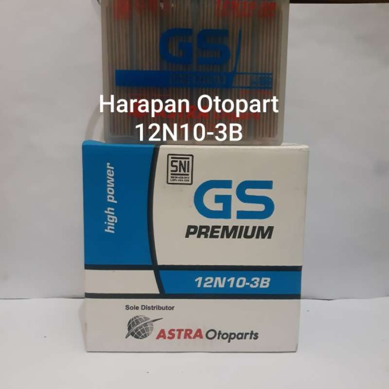 Promo Aki Motor Viar Roda Tiga 12n10-3b Gs Astra Diskon 23% Di Seller