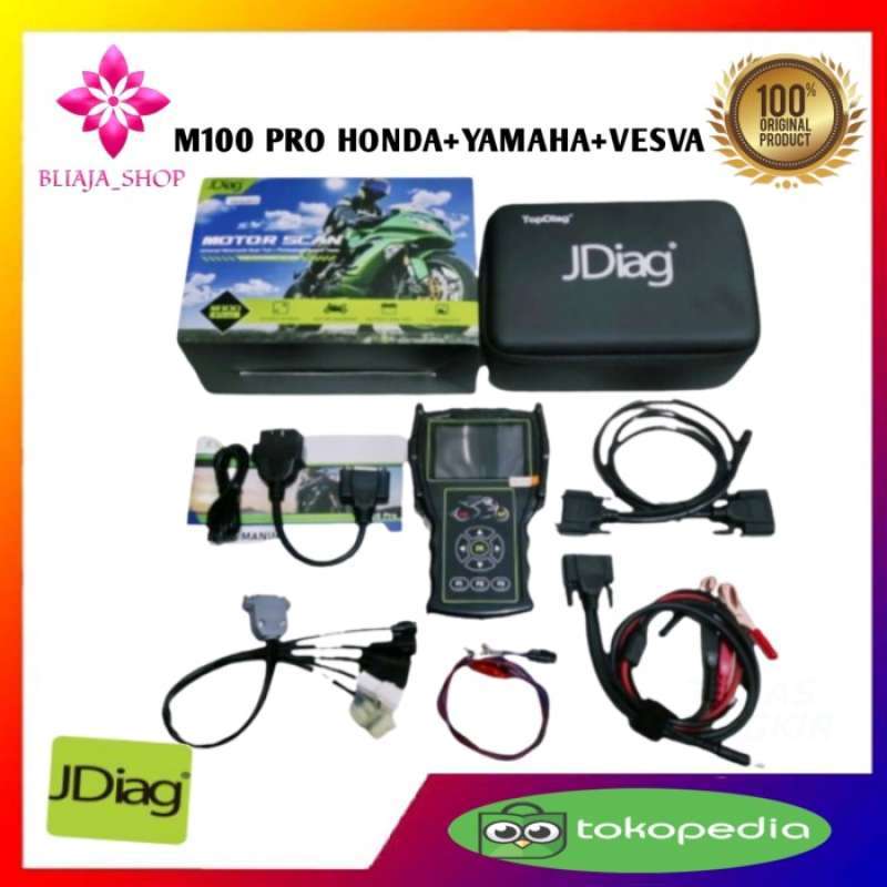 Scaner Injeksi Jual SCANNER JDIAG M100 PRO Scaner Motor Injeksi Sepeda Motor OBD1 ...
