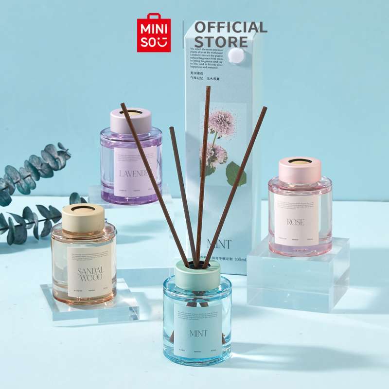Jual MINISO Reed Diffuser The Language of Flowers Series 100ml Pengharum Ruangan Parfum Ruangan