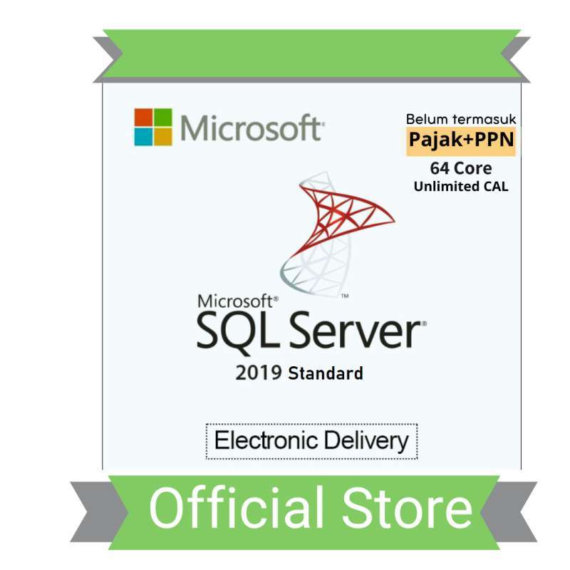 Jual Microsoft Sql Server 2019 Standard 64 Core Unlimited Cal Original ...