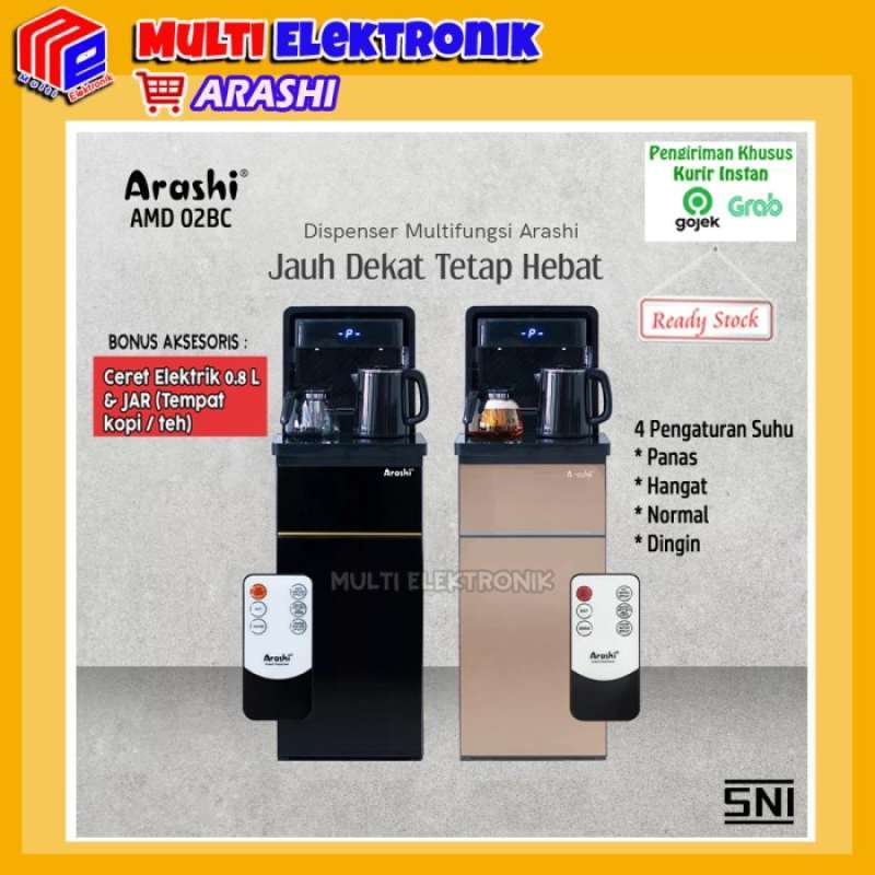 Promo Dispenser Air Minum Galon Bawah Multi Fungsi Arashi AMD02BC