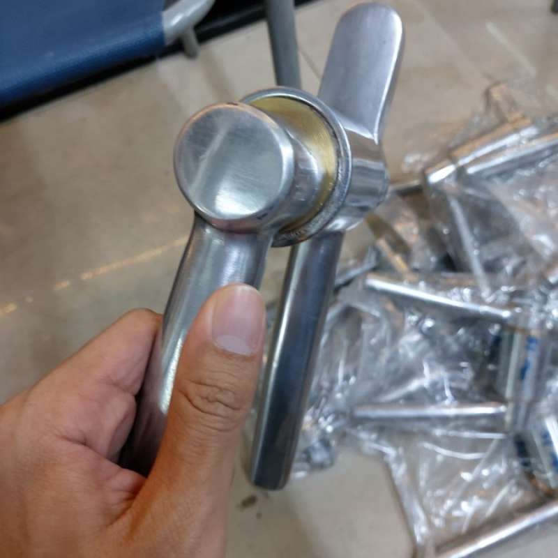 Promo Handle pintu marine / gagang pintu kapal alumunium Diskon 23% di