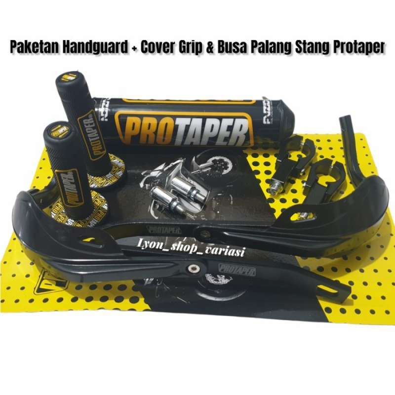 Promo Paket Handguard taper Busa Palang Stang Grip taper KLX Diskon 23