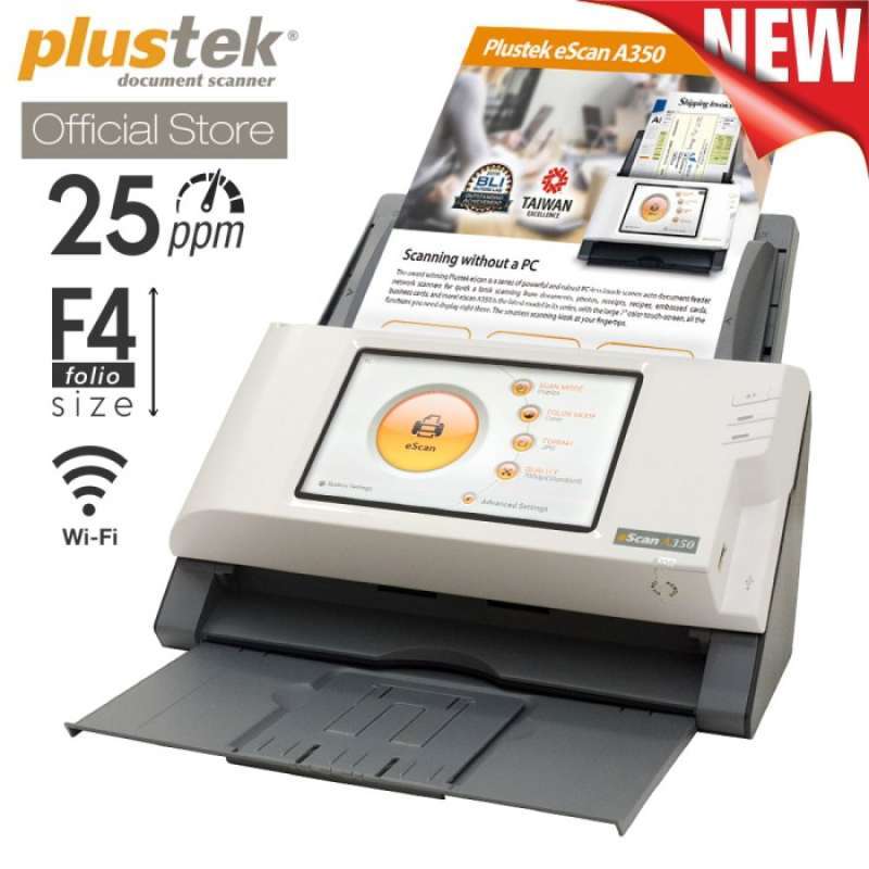 Jual Scanner Plustek Escan A350 Wifi-network Di Seller Amartha Store ...