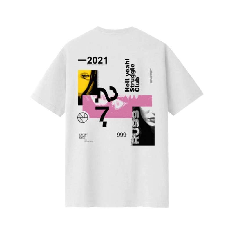 Promo Russ Tshirt Struggle White L M Diskon 2 Di Seller Flexzone