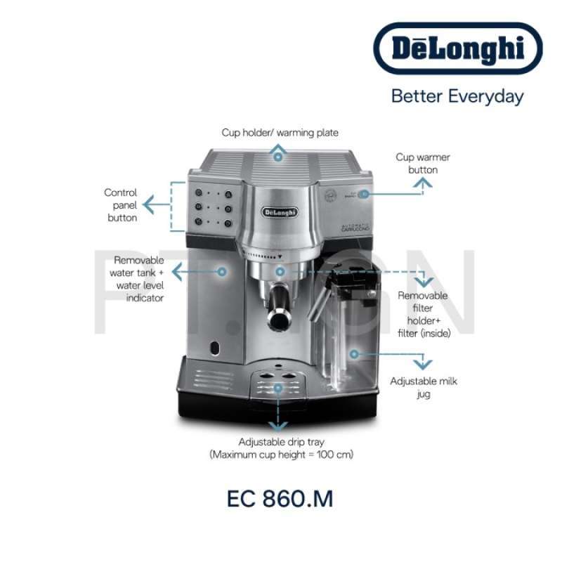 Promo Delonghi Ec860.M Coffee Maker / Mesin Pembuat Kopi Ec860 Silver
