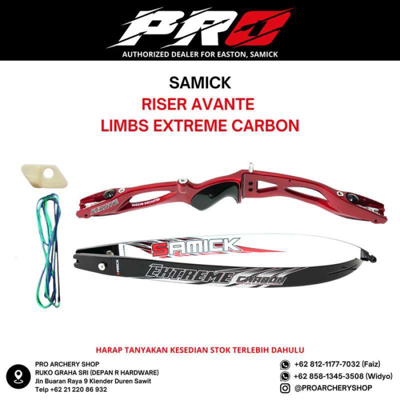 Jual BUSUR SAMICK RISER AVANTE LIMBS EXTREME CARBON BOW ILF /BOWSET ...