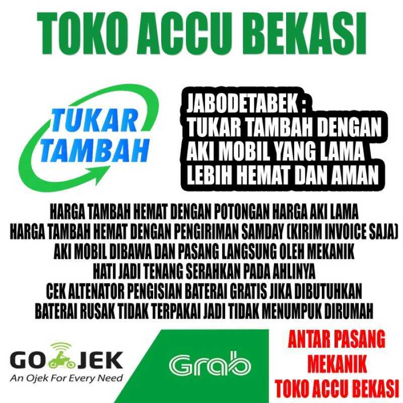 Promo Aki mobil GS astra hybrid 55D23L / TUKAR TAMBAH Diskon 24% di