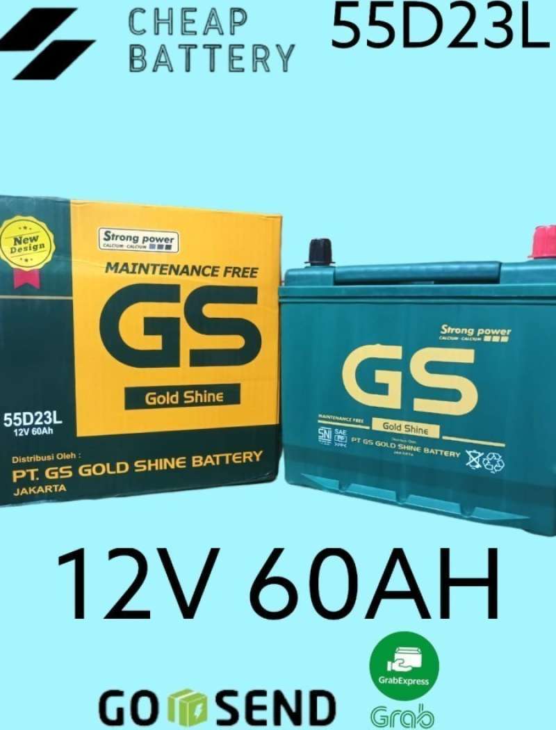 Promo Aki Mobil Wuling Almaz, Wuling Cortez, GS MF 55d23l 12v 60ah
