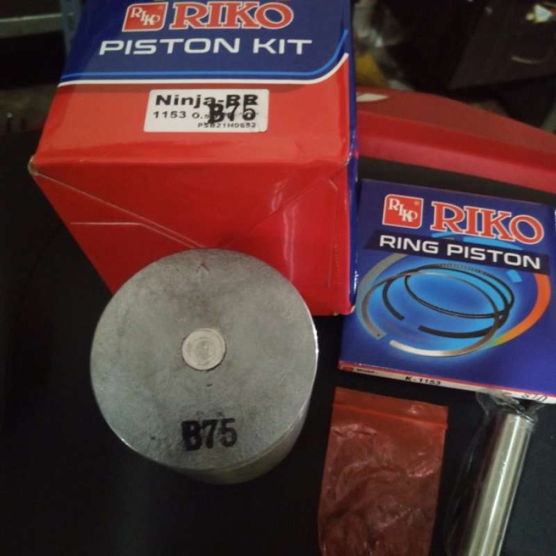 Jual Piston seher kit ninja B75 krr r kips kis pen 15 seker sokar di Seller Dorami Shop