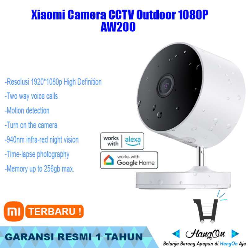 Promo Xiaomi Aw200 Smart Camera Cctv Outdoor 1080p Ip65 Ip Cam Two Way ...