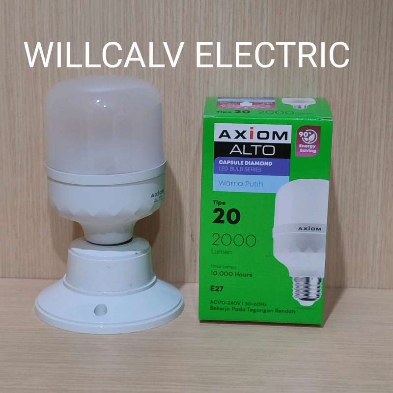 Promo Paket 10 Pc Lampu Led Axiom Alto 20W T Bulb E27 Cahaya Putih ...