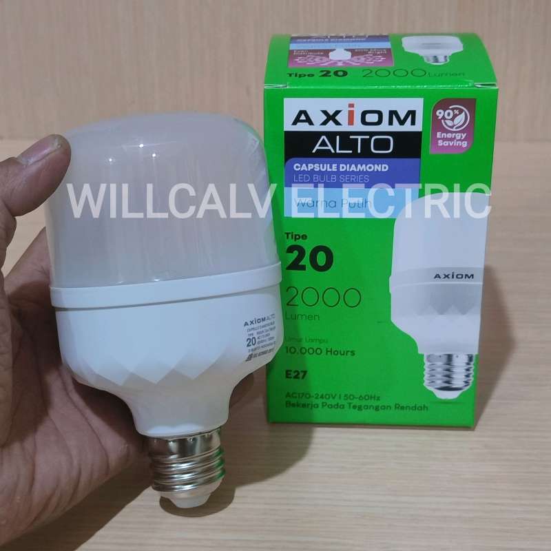 Promo Paket 10 Pc Lampu Led Axiom Alto 20W T Bulb E27 Cahaya Putih ...