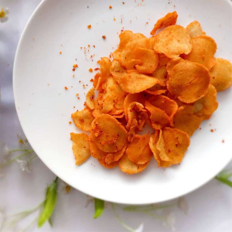 Promo Keripik CImol Kering Pedas Extra Hot Aneka Rasa 1Kg Morang Moreng ...