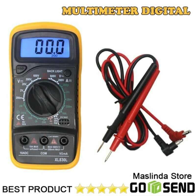 Promo Mini Digital Multimeter Multitester Avometer AC/DC Voltage Tester ...