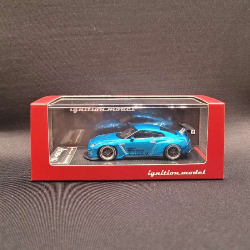 Promo IGNITION MODEL 1/64 PANDEM NISSAN R35 GT-R BLUE METALLIC Diskon ...