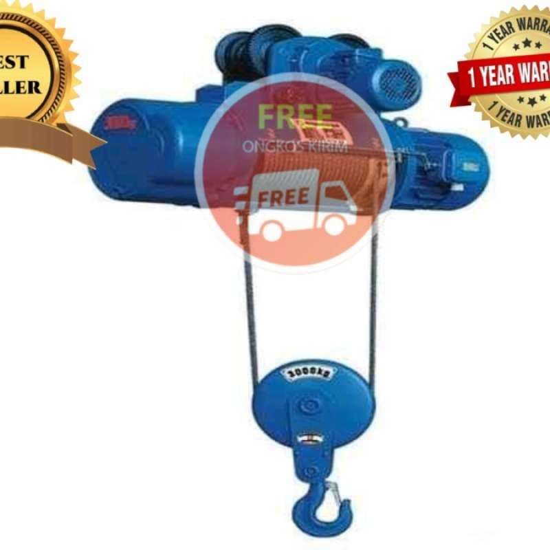 Promo wire rope hoist crane 5 ton x 12 meter Tokyo Lift japan Quality