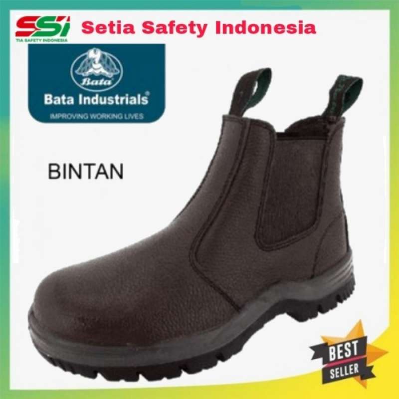 Promo Sepatu Bata Industrial BINTAN / Boot tanpa tali Diskon 23% di
