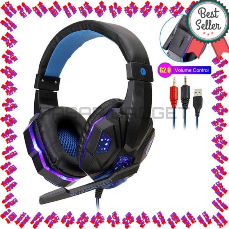 Promo SOYTO Gaming Headphone Headset Super Bass LED with Mic