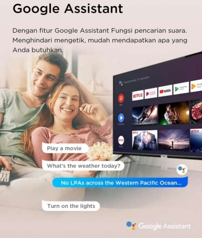 Promo LED TV 40 Inch 40A3 Digital ANDROID Smart TV Certified Diskon 23% ...