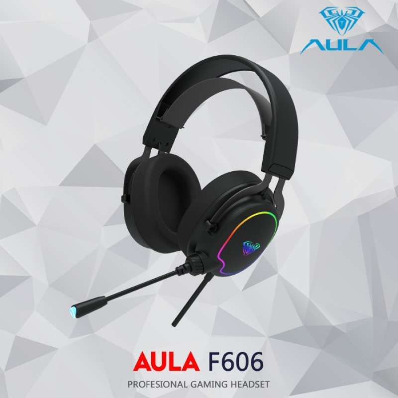 Promo Headset Gaming AULA F606 RGB Running Diskon 23 di Seller