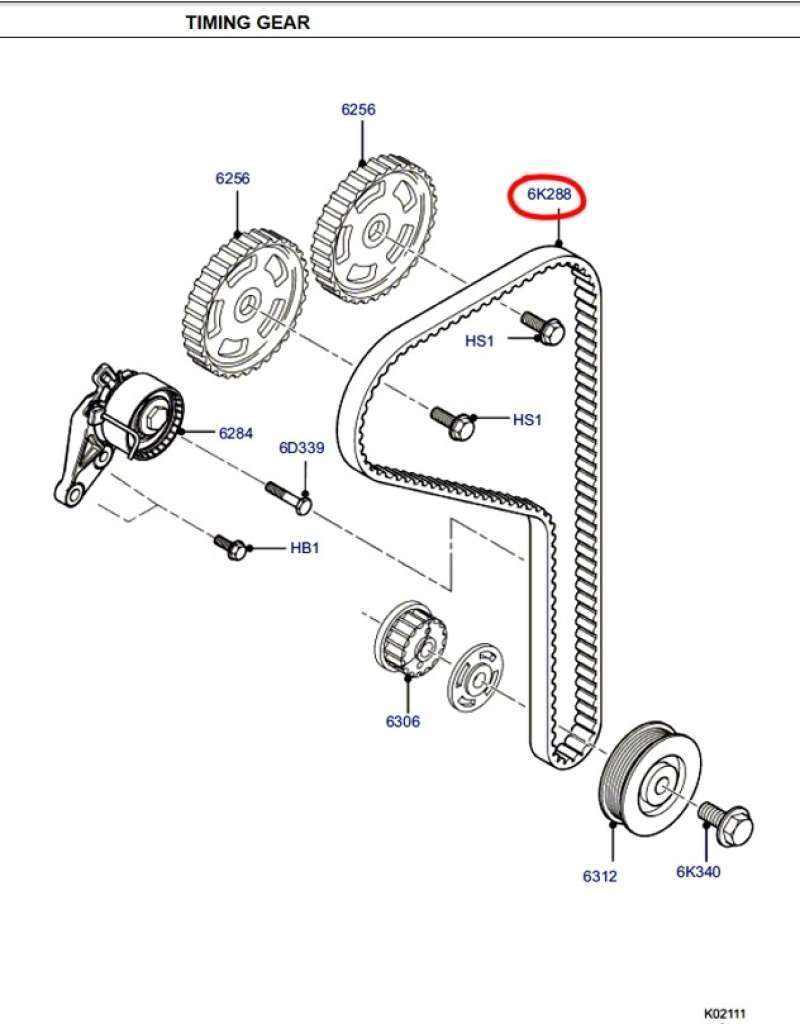 Promo Ford Genuine Parts Timing Belt Ford Fiesta 96Mm6K288Ba Terbaik