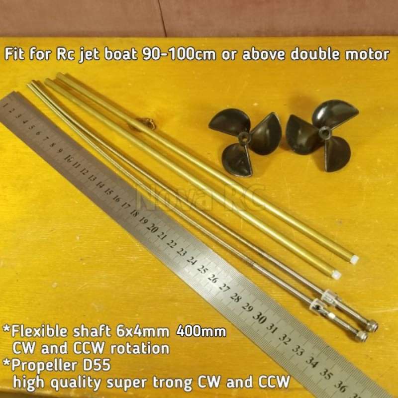 Promo Rc boat propeller shaft flexible CW/CCW for jet boat 100cm keatas