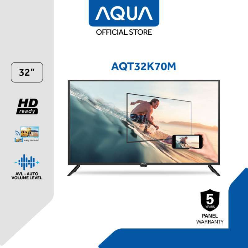 Promo AQUA Japan TV AQT32K70M Miracast HD Ready Auto Volume