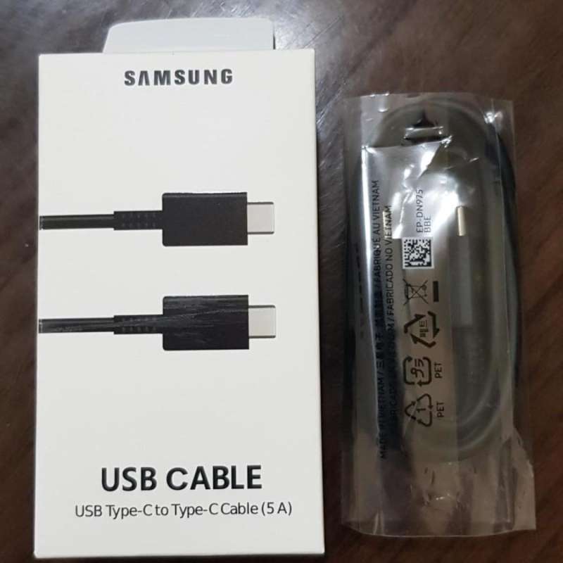 kabel cable cas fast charger samsung a70 a80 note 10 type c to type c