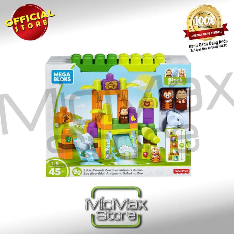 Promo Megabloks Mega Bloks Safari Friends Zoo Blocks Ffg42 Diskon 50% ...