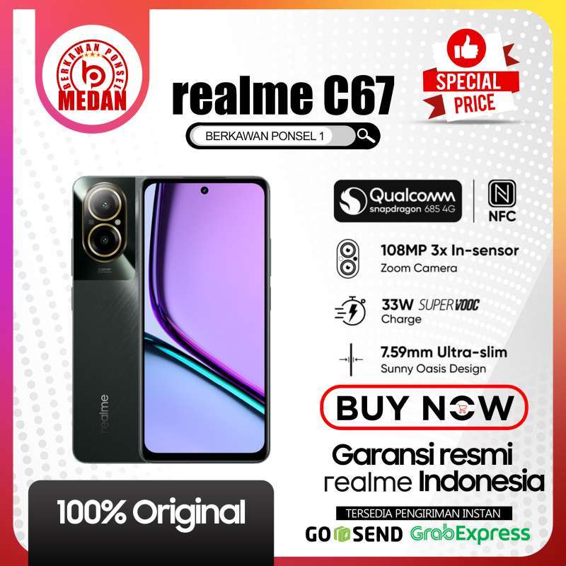 Kamera Realme 108 Bluetooth Realme C67 NFC Snapdragon 685 108MP Camera