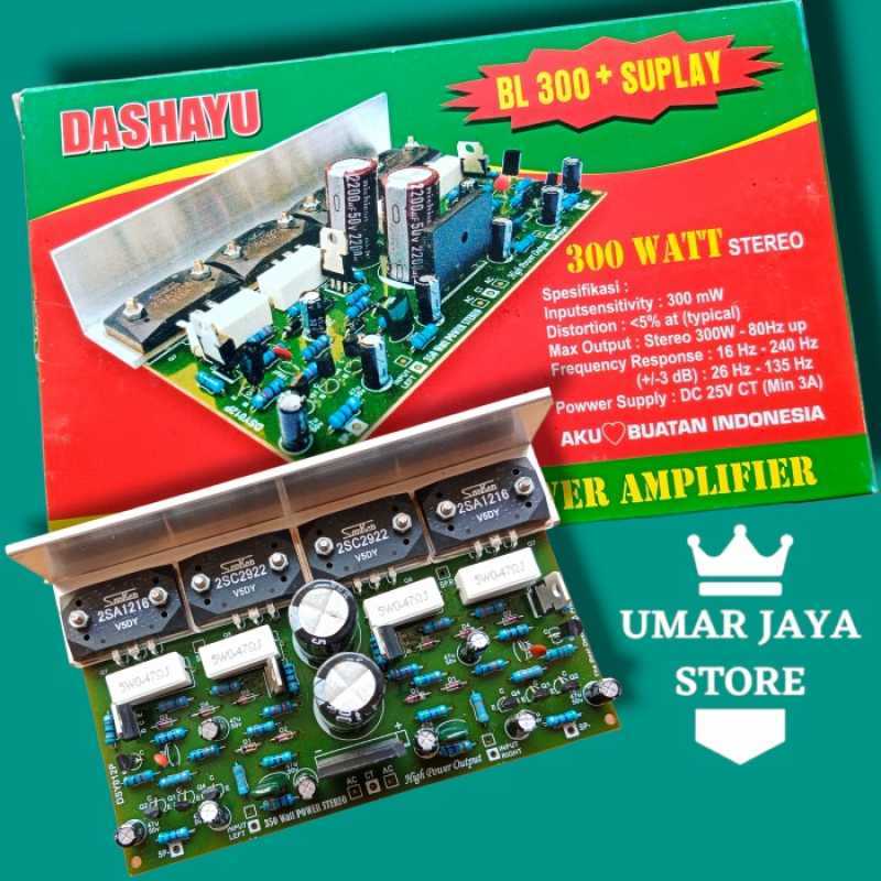 Promo KIT POWER OCL DASHAYU 300 WATT PLUS SUPLAY KIT POWER AUDIO ...