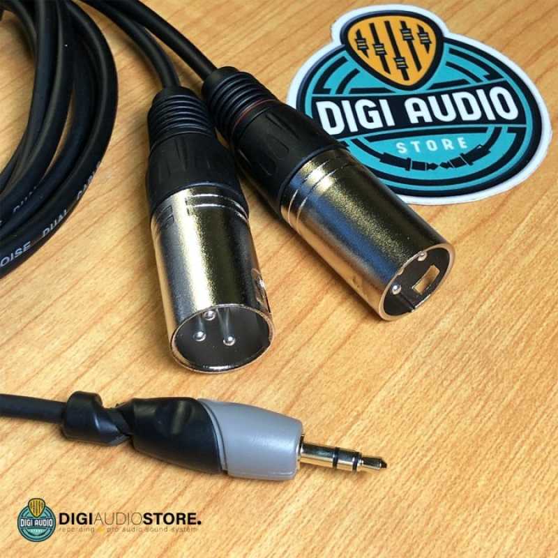 Promo Kabel 3.5mm to XLR Stereo Jack HP Laptop ke Audio Mixer