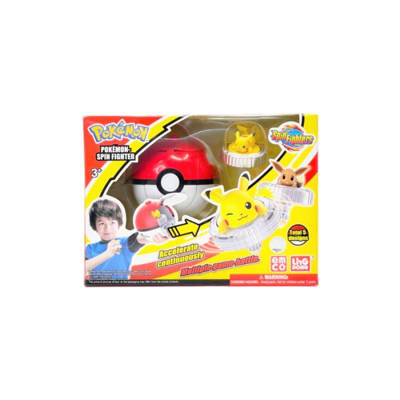 Mainan Pokemon Spin Fighter Pikachu