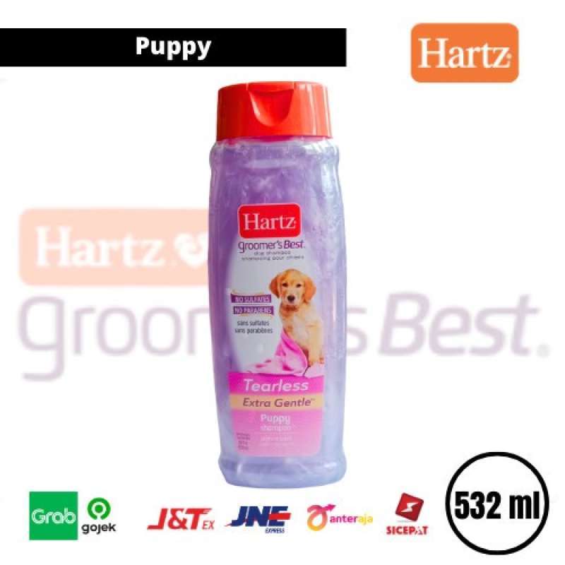 Promo Shampoo Anjing HARTZ PUPPY Tearless Extra Gentle 532ml Diskon 23