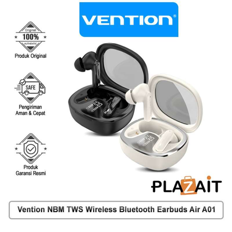 Jual Vention NBM TWS Wireless Bluetooth Earbuds Air A01 di Seller PT