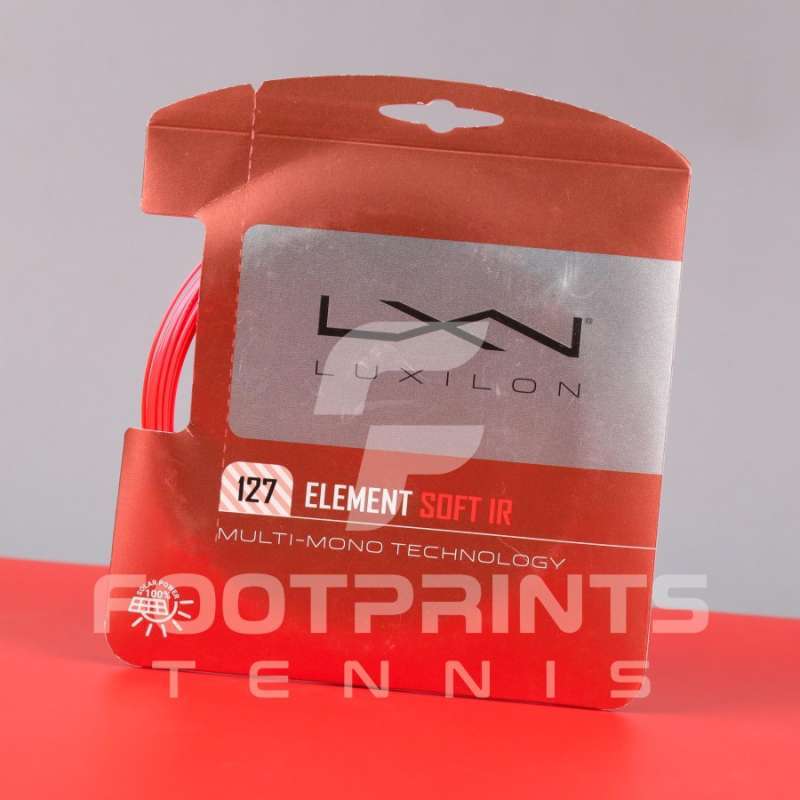 Jual Footprints Indonesia Luxilon Element 127 Soft IR Senar Raket Tenis