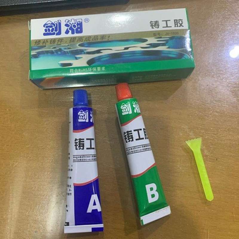 Promo Lem Glue Epoxy AB Penambal Besi Radiator Anti Bocor Diskon 46% di ...
