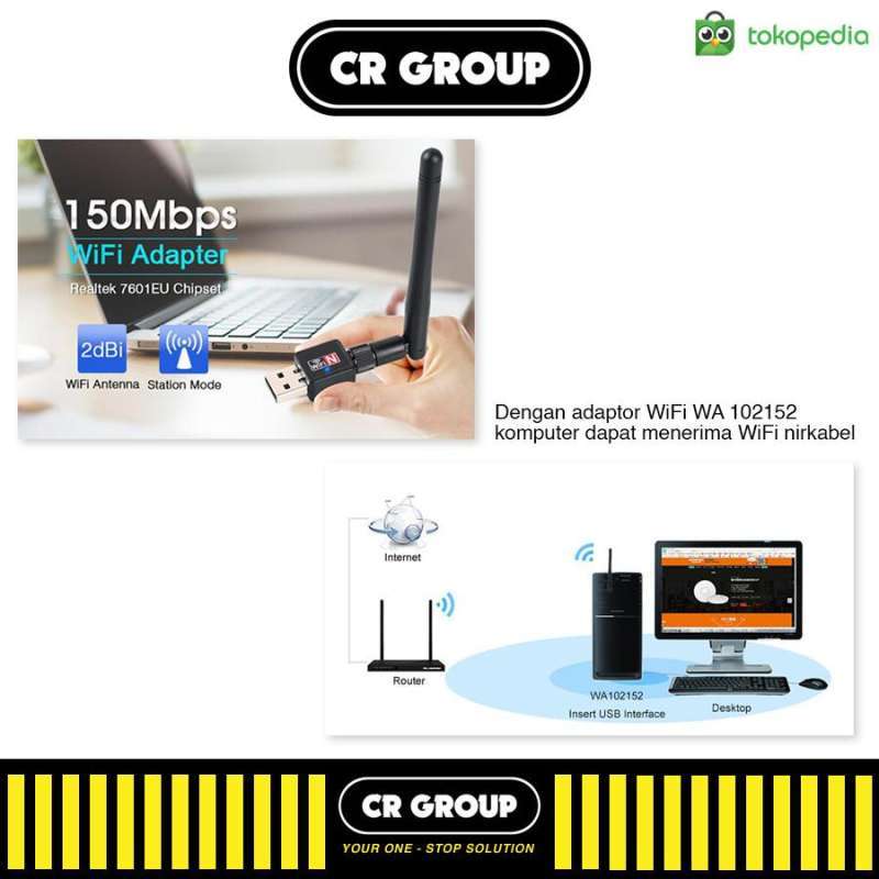 Jual [CR GROUP] F68 ROUTER USB WIFI 150MBPS WIRELESS NETWORK ADAPTER di ...