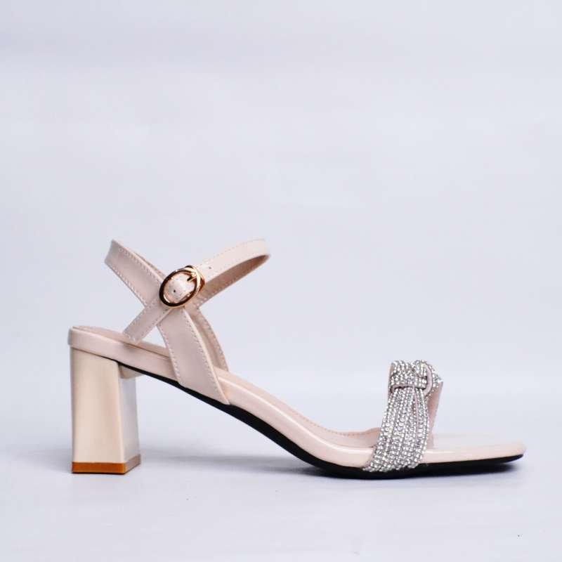 Promo Aleena - Ankle Strap Sandal Heels - Jy-1818-8 - 37 Beige Diskon ...