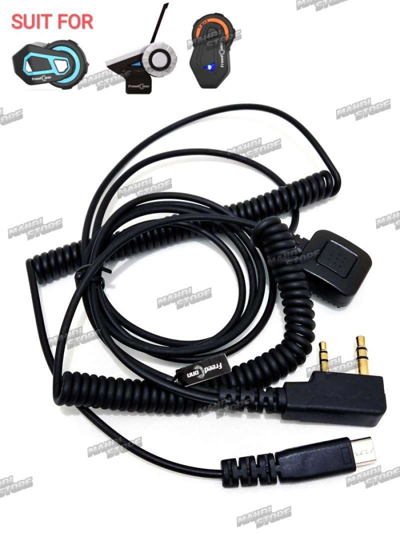 Promo PTT ABEL HT Intercom Bluetooth Headset Helm dconn TREX TMAX