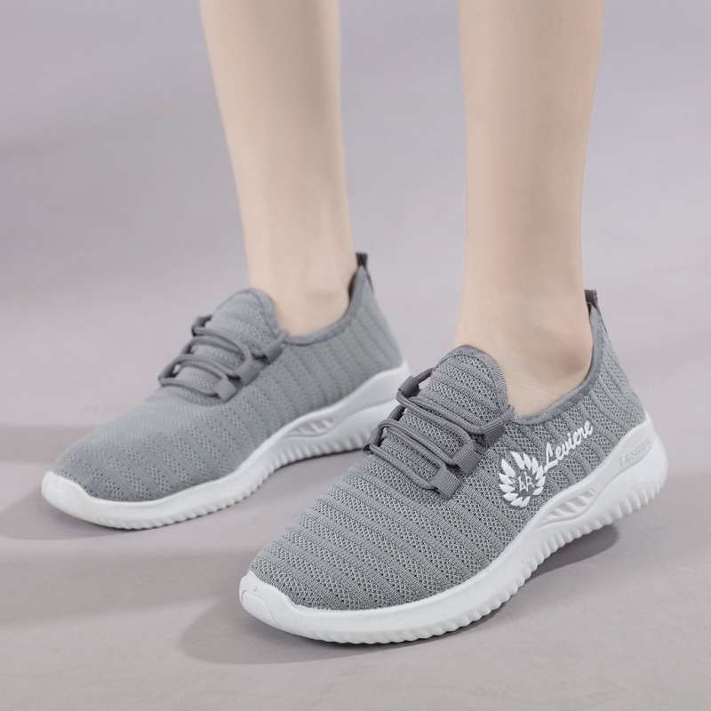 Promo Sepatu Sneakers Wanita Sporty Kekinian Lv0002 - Abu 40 Diskon 36%