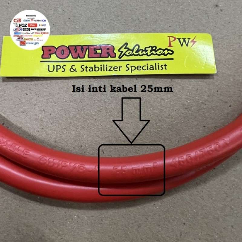 Promo Kabel Booster Jumper Sambungan Baterai Accu Aki Ups Mobil Genset