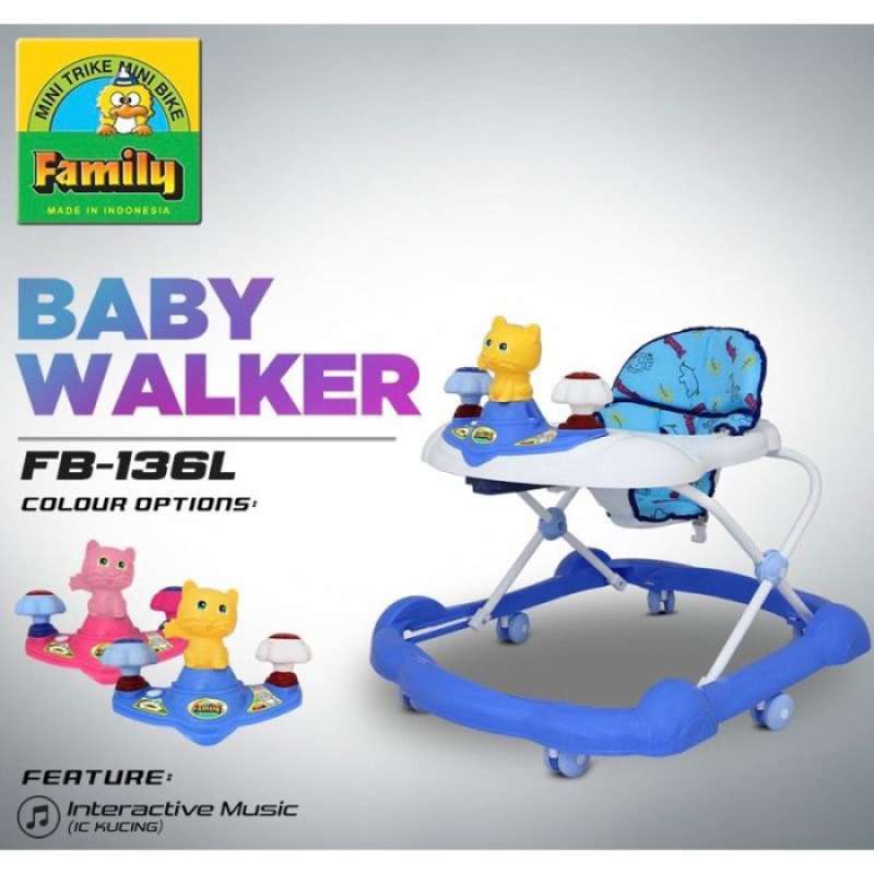Baby Walker Family alat bantu bayi belajar berjalan