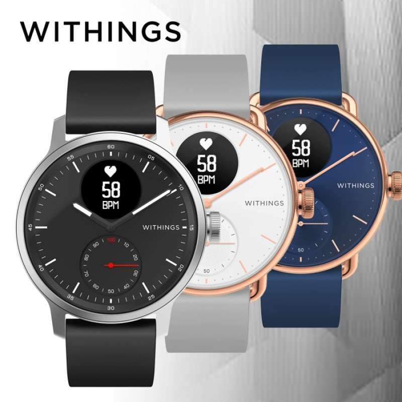 Promo Withings Scanwatch, Hybrid Smartwatch Gps Heart Rate Ecg Sleep
