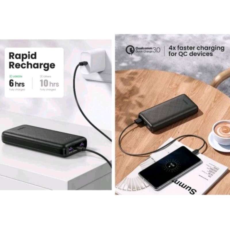 Jual Power Bank Ugreen 20000mah Powerbank PD Power Delivery di Seller