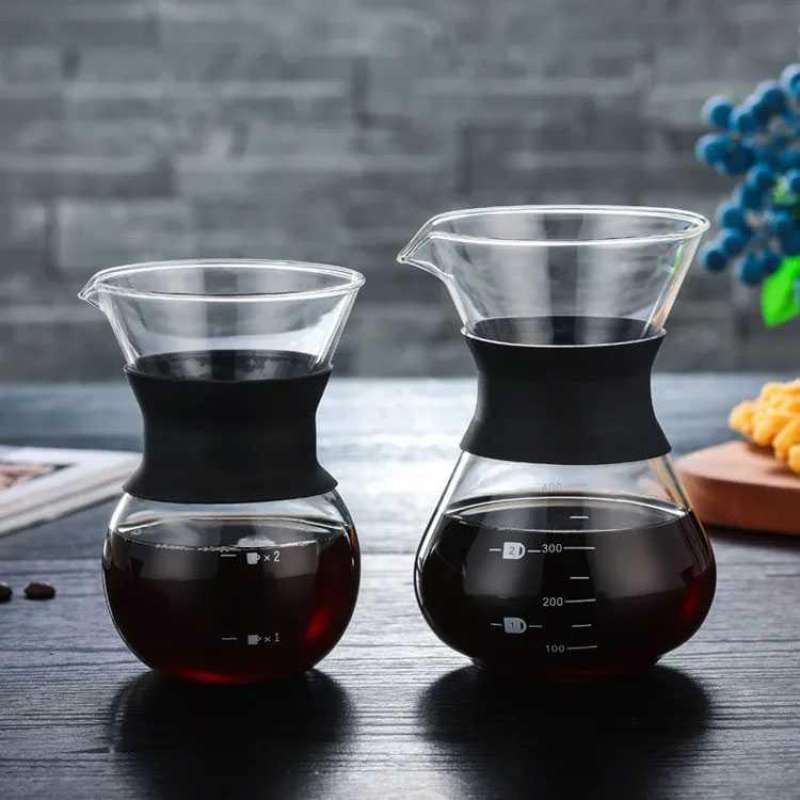 Promo Coffee Server Chemex Drip Pour Over Borosilicate Glass SE111